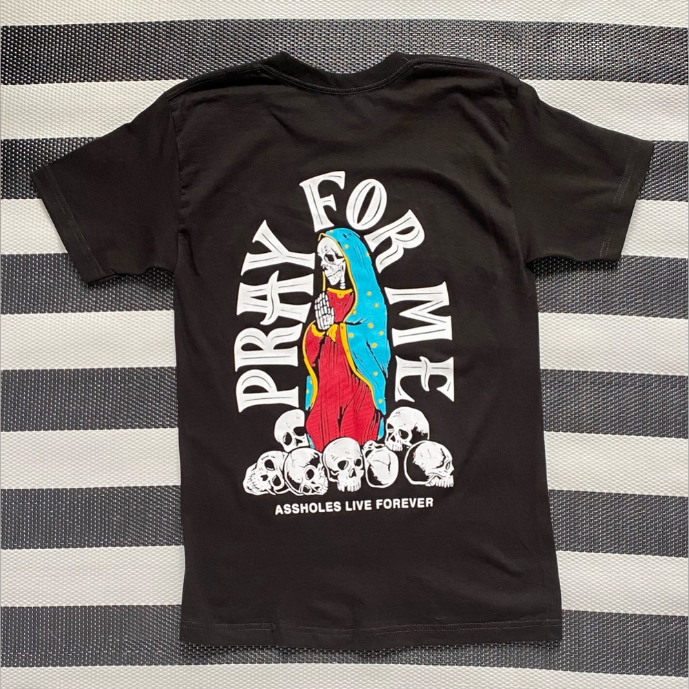 New Linda Finegold A**holes Live Forever Pray For Me Mary Tshirt